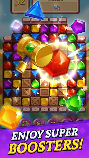 Jewels and Gems Blast: Fun Match 3 Puzzle Game screenshot 3