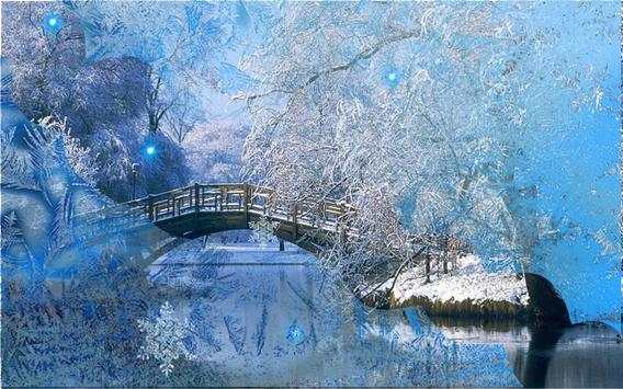 Winter frozen glass screenshot 4