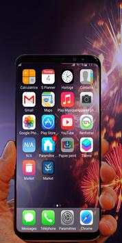 OS 11  launcher for iphone 8 HD screenshot 1