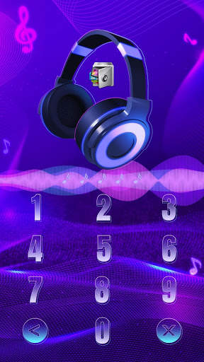 AppLock Live Theme Headphone – Paid Theme screenshot 2