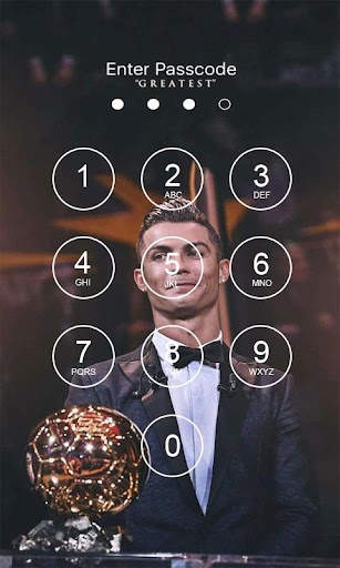 Cristiano Ronaldo Lock Screen screenshot 4