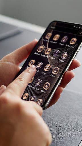 Rose gold business theme screenshot 2
