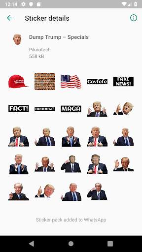 Dump Trump for WhatsApp screenshot 4