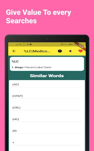 Medicos Abbreviation :Medical Short Form Offline screenshot 12