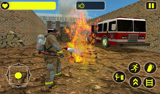 Firefighter School 3D: Fireman Rescue Hero Game screenshot 6