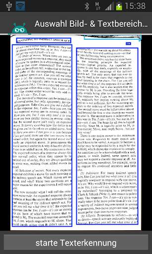 Texterkennung mit der Textfee screenshot 1