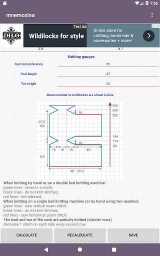 Mnemosina knitting patterns screenshot 11