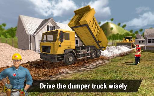 City Road Construction Simulator 3D - Building Sim screenshot 3