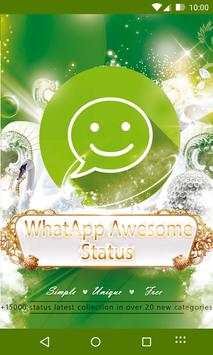 WhatApp Awesome Status screenshot 1
