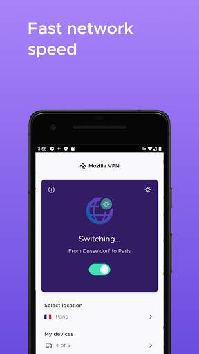 Mozilla VPN - A secure, private and fast VPN screenshot 3