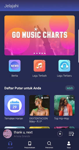Musik Player 2019 - GO Musik screenshot 1