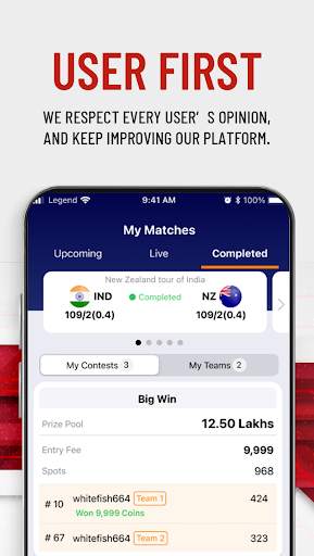 Legend Fantasy- Fantasy sports screenshot 5