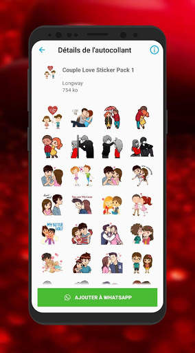 Love Story Stickers For Whatsapp screenshot 6