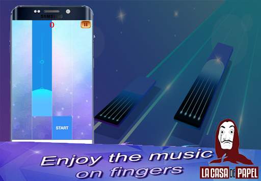 Piano Tiles " Bella Ciao " Money Heist Song screenshot 2