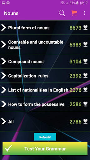 Learn and Test your English Grammar скриншот 2