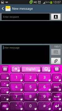 Pink Love Keyboard screenshot 5