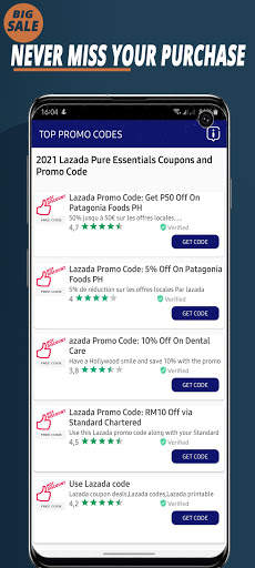 Coupons For Lazada & promo codes screenshot 2