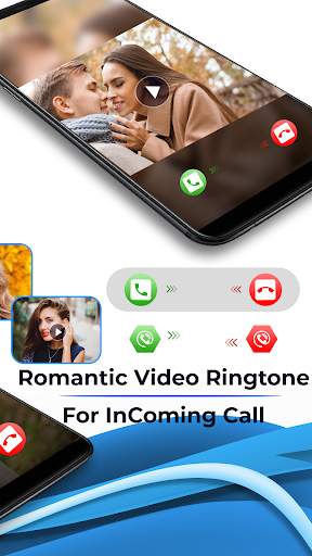 Romantic Video Ringtone For InComing Call 2 تصوير الشاشة