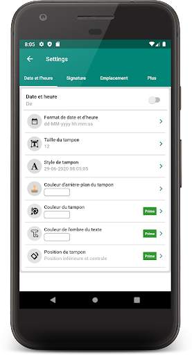 Horodatage de la caméra screenshot 3