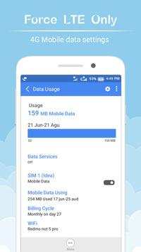 Force LTE Only - 4G Network Software for VoLTE 4 تصوير الشاشة