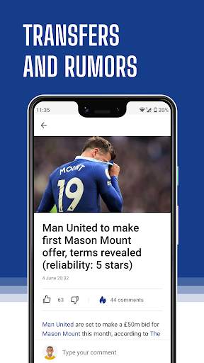 Blues Live – Soccer fan app screenshot 5