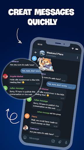 Tele Messenger Chats & Calls Free screenshot 3