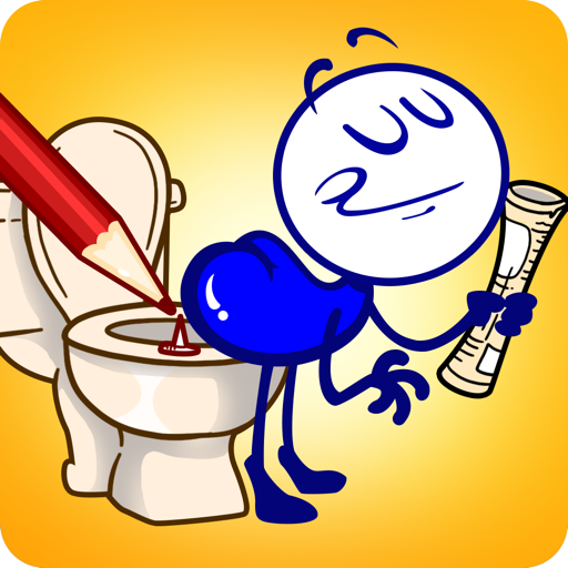 Pencil draw puzzle - draw one part icon