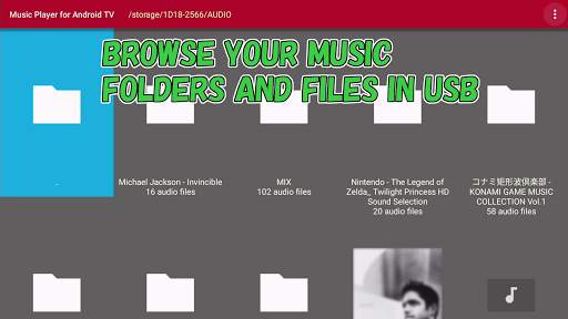 Music Player for Android TV screenshot 2