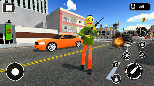 Branny Baldi Basics Game : Gangster Mod Crime City स्क्रीनशॉट 1