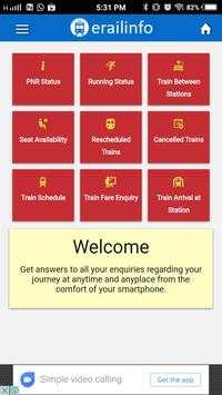 Indian railway information screenshot 2