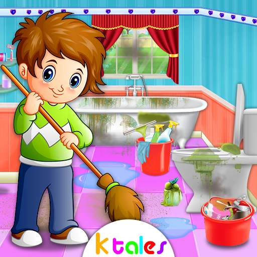 Home Cleanup Game | Doll House Cleaning | Doll set 1.2