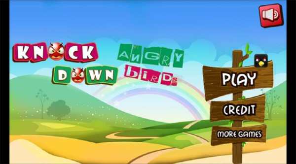 knock down angry birds screenshot 1