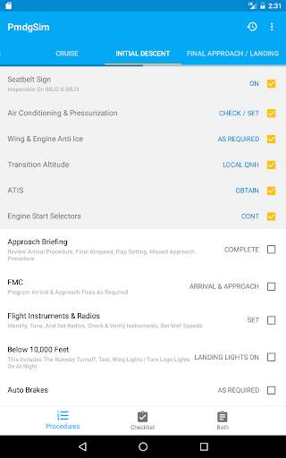PmdgSim: Boeing 737 Checklist and Procedures screenshot 6