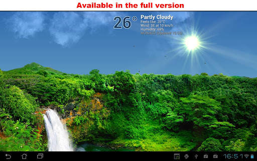 True Weather, Waterfalls FREE screenshot 2