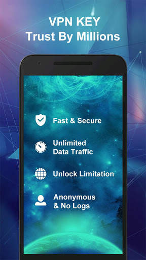 VPN KEY - Free VPN Proxy, Fast, Secure & Unlimited screenshot 1