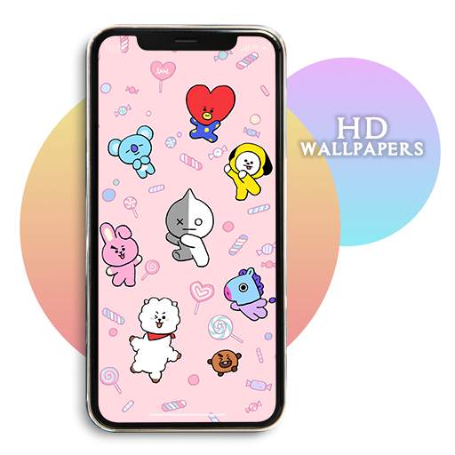 Cute BT21 Wallpapers HD Offline screenshot 7