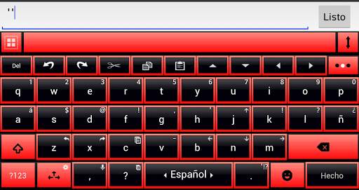 THEME AI TYPE BLACK RED GLASS скриншот 3