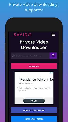 Savido - Free Facebook Video Downloader HD स्क्रीनशॉट 5