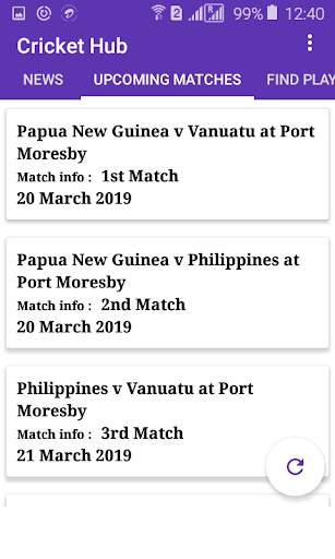 Cricket Hub - Live cricket score app screenshot 3