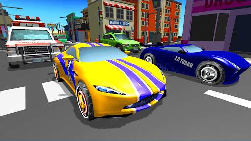 Super Kids Car Racing In Traffic स्क्रीनशॉट 5