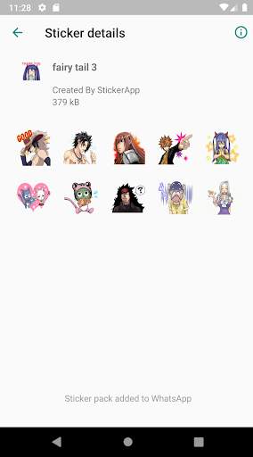 Fairy Tail Sticker Wa screenshot 4