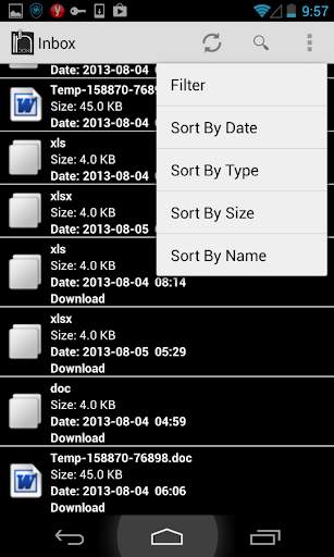 Attachment INBOX Free screenshot 2