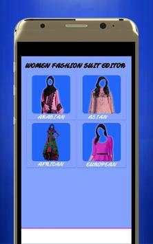 Women Fashion Suit Photo Editor Dress Maker screenshot 3