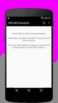 WPS Connect Wifi Connector Galaxy screenshot 1