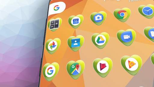 Crystal Heart-Citric : Icon Mask for Nova Launcher screenshot 5