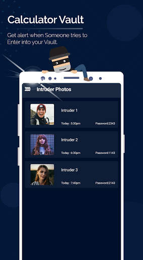 Calc Gallery Vault: Hide photos, videos & App Lock 7 تصوير الشاشة