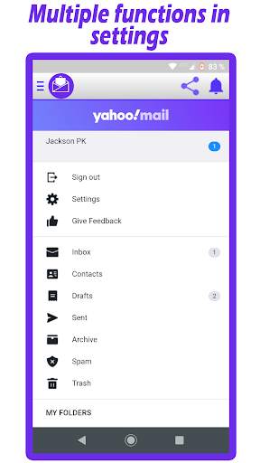 Inbox Fast for Yahoo screenshot 3