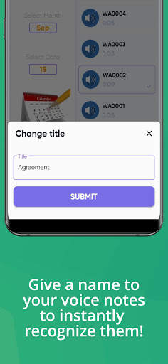 Opus Player Pro - WhatsApp Audio Files Manager 3 تصوير الشاشة