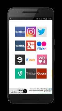 All Social Media in One Tap screenshot 1
