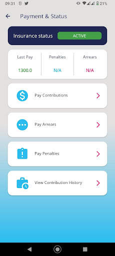 My NHIF screenshot 4